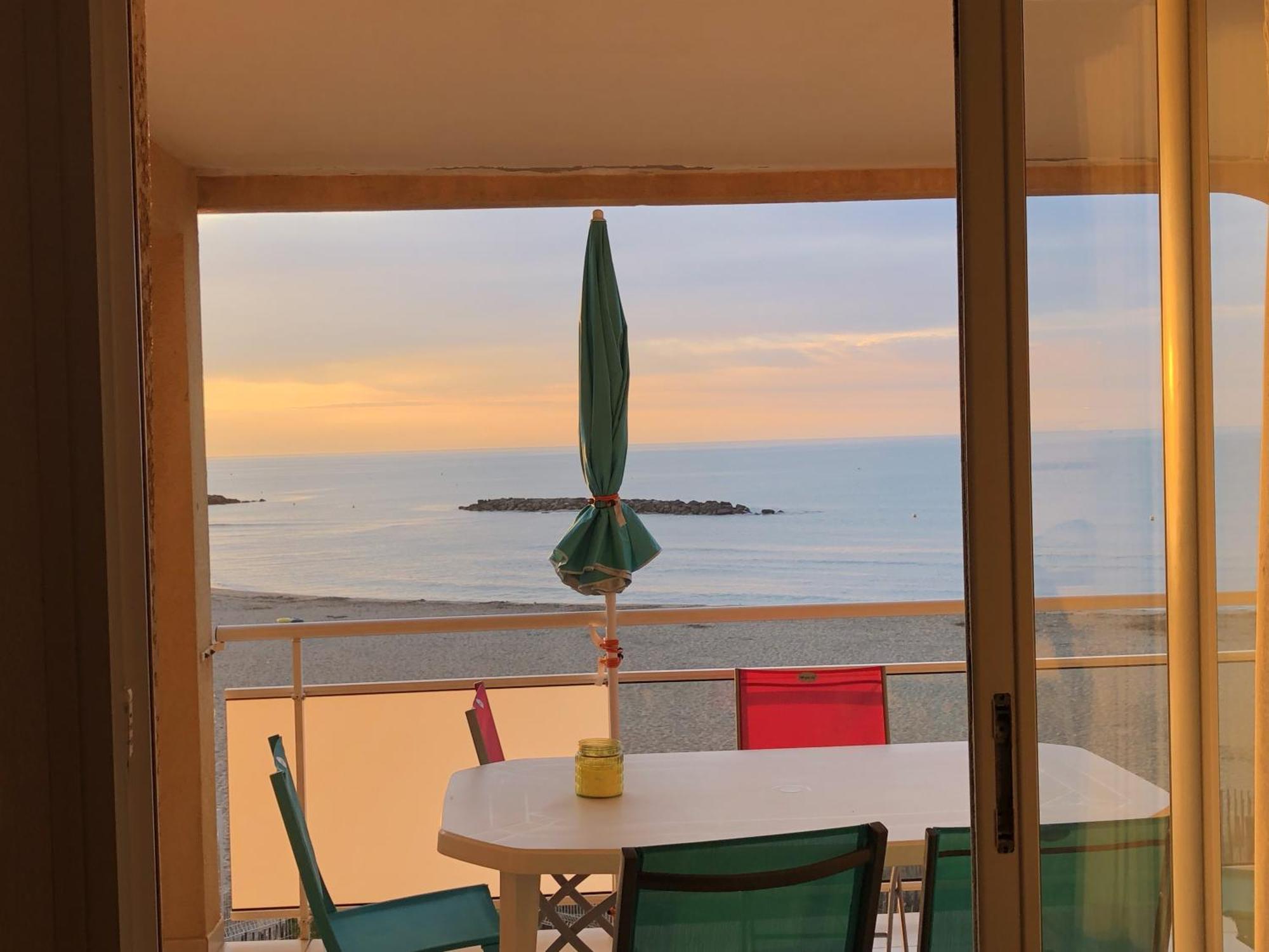 Appartement Front De Mer Valras-Plage Eksteriør billede